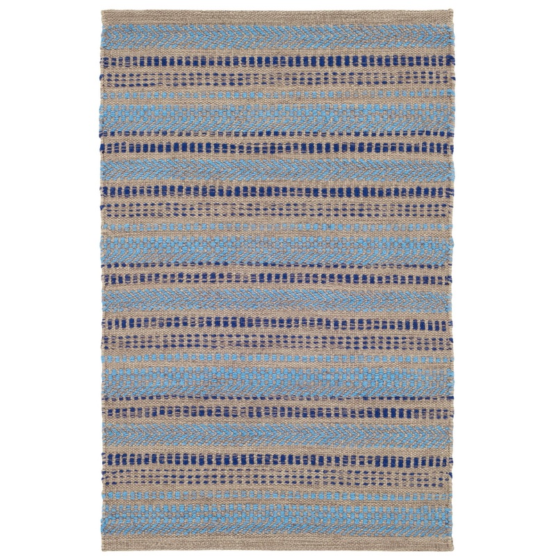 Sooner Than Later Handwoven Indoor/Outdoor Rug | Blue