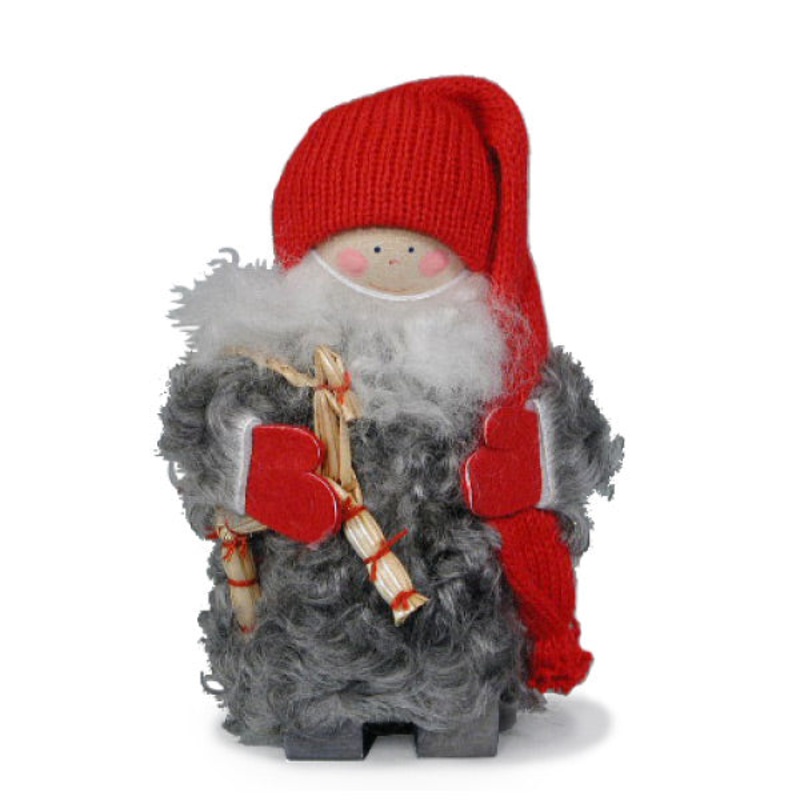 Swedish Christmas Tomte with Goat – Large