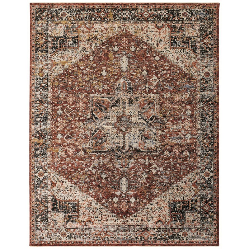 Caprio 3960F Machine Made Synthetic Blend Indoor Area Rug by Feizy Rugs