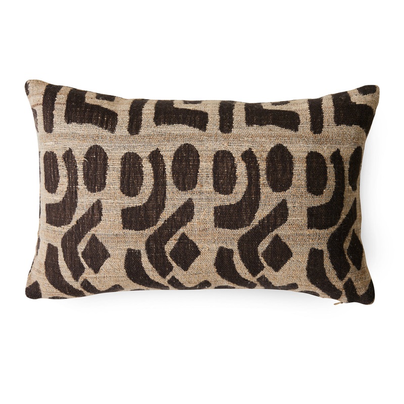Silk Cushion Rustic 40 x 25cm