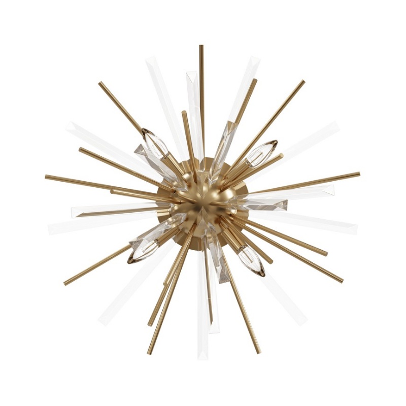 Avenue Lighting HF8205 Palisades Ave. 4-lt 24″ Wall Sconce/Flush Mount