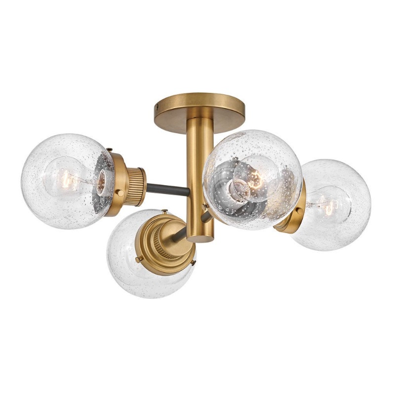 Hinkley 40693 Poppy 4-lt 20″ LED Semi-Flush Mount
