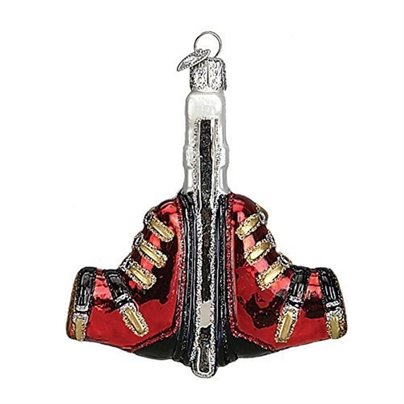 Old World Christmas Snow and Ski Glass Blown Ornament