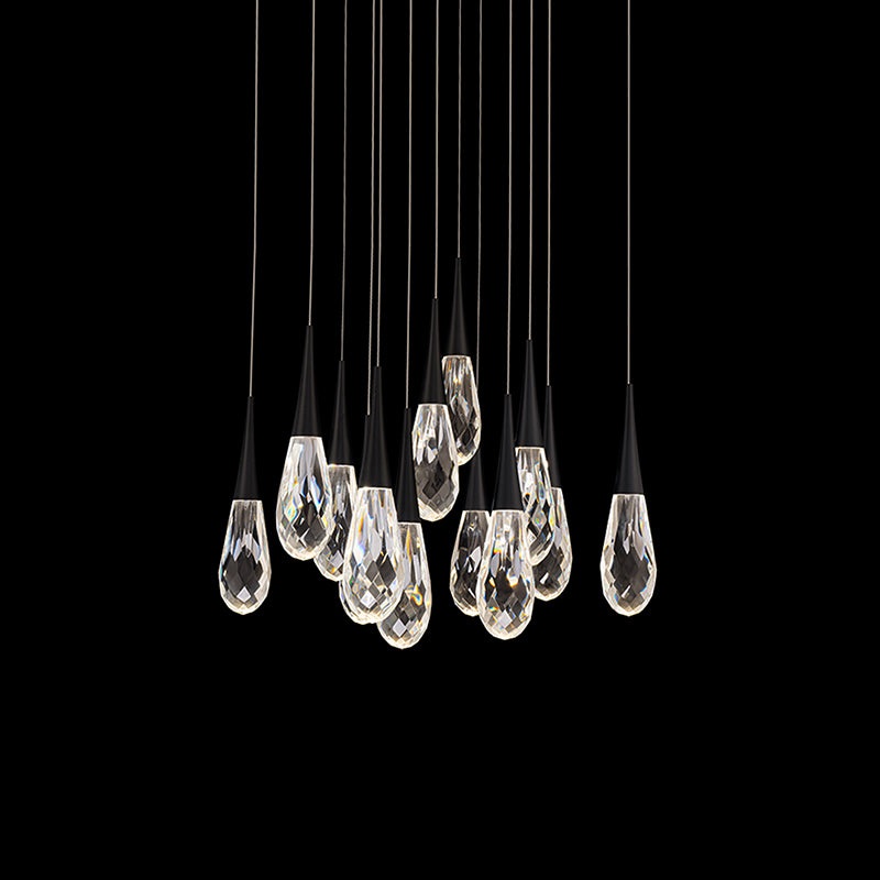 Schonbek Beyond BPD21225S Hibiscus 25-lt 28″ LED Chandelier Square Canopy