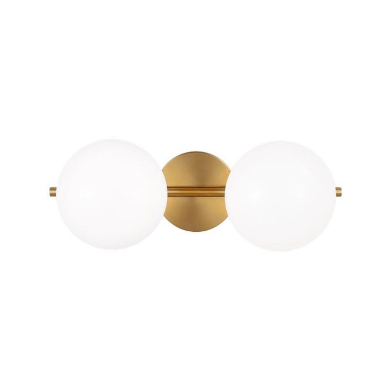 Visual Comfort EV1012 Lune 2-lt 18″ LED Vanity Light