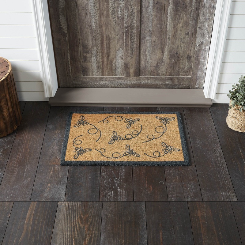 Buzzy Bees Coir Rug Rect 20×30