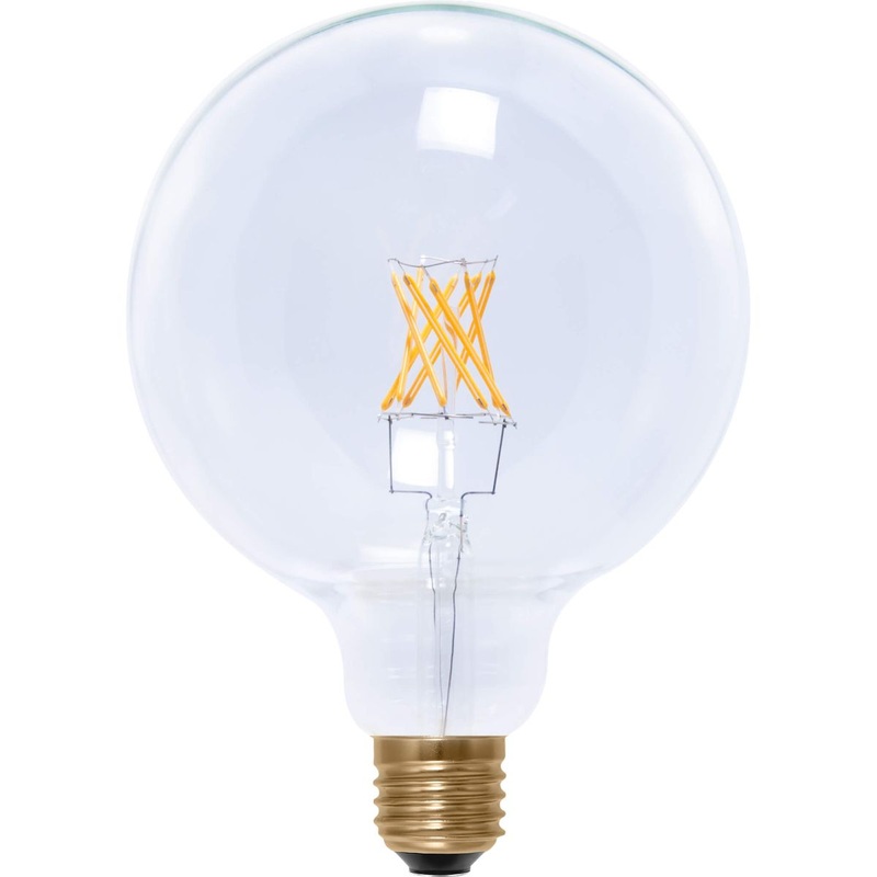 Segula Vintage LED Globe E27 G125 Clear – 400lm 2200K – Dimmable