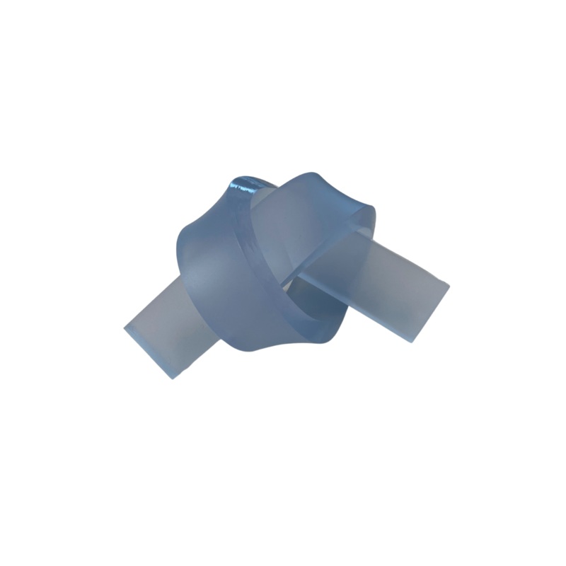 Acrylic Love Knot Light Blue