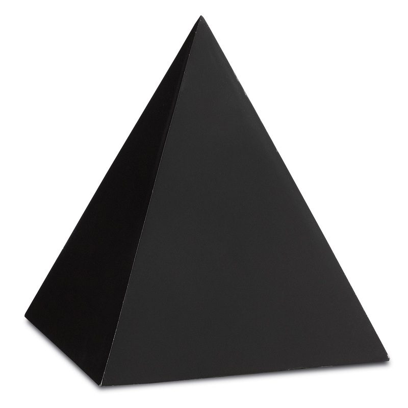 Black Large Concrete Pyramid