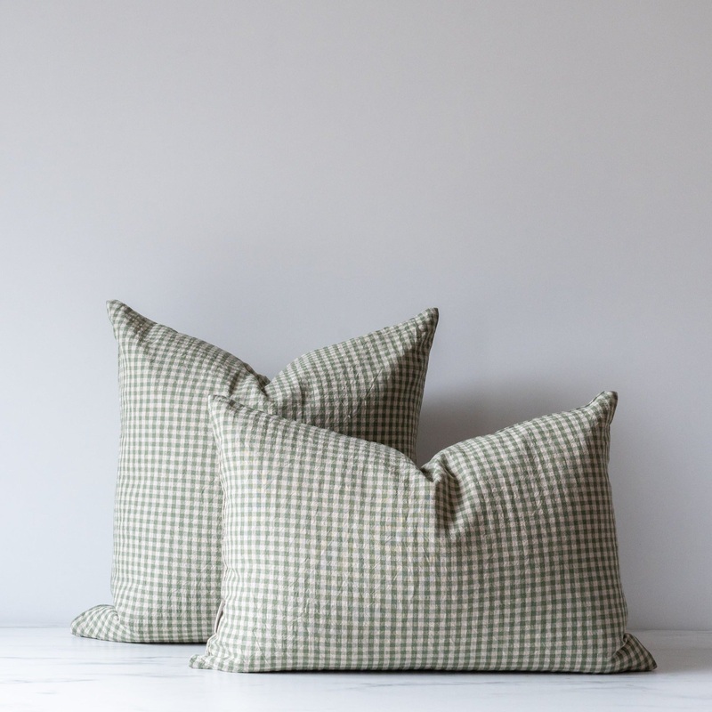 Genevieve Gingham Pillow Cover