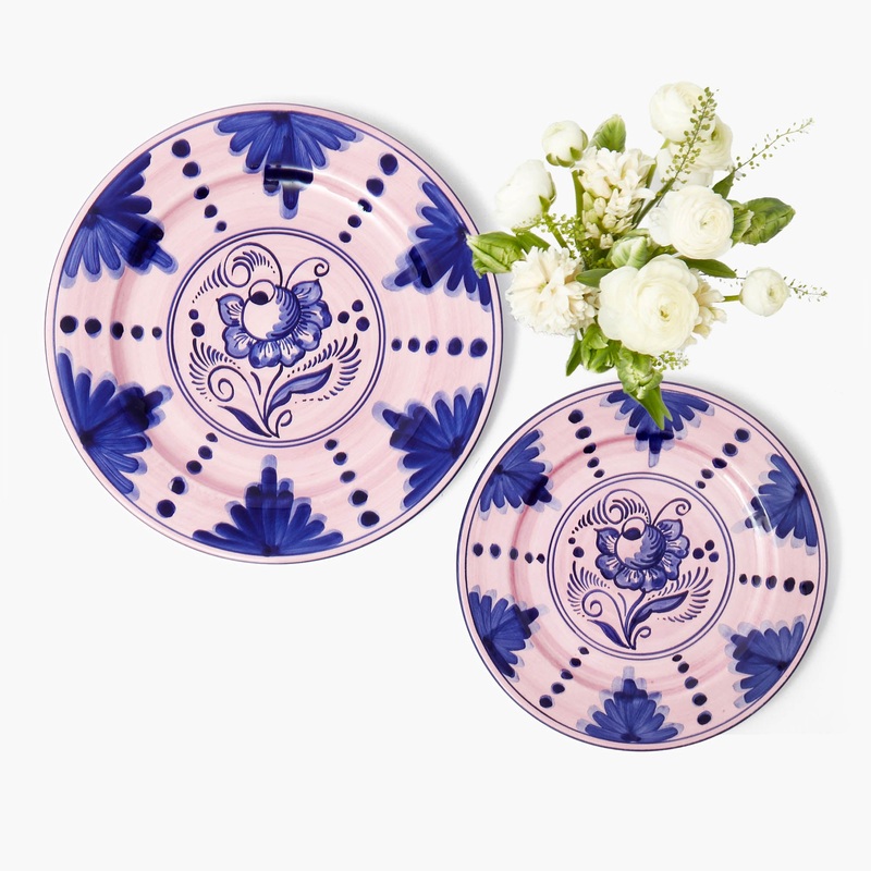 Kamari Pink & Blue Starter Plate