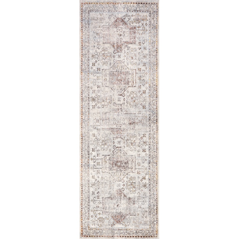Faded Native Panels Rug | Beige