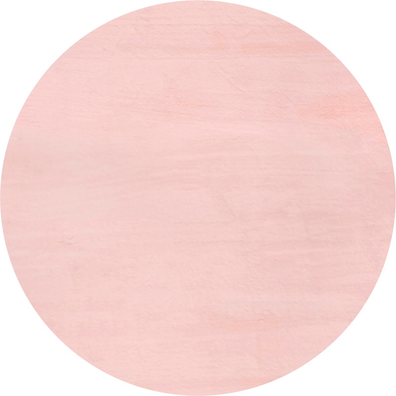 Faux Rabbit Shag Rug | Pink