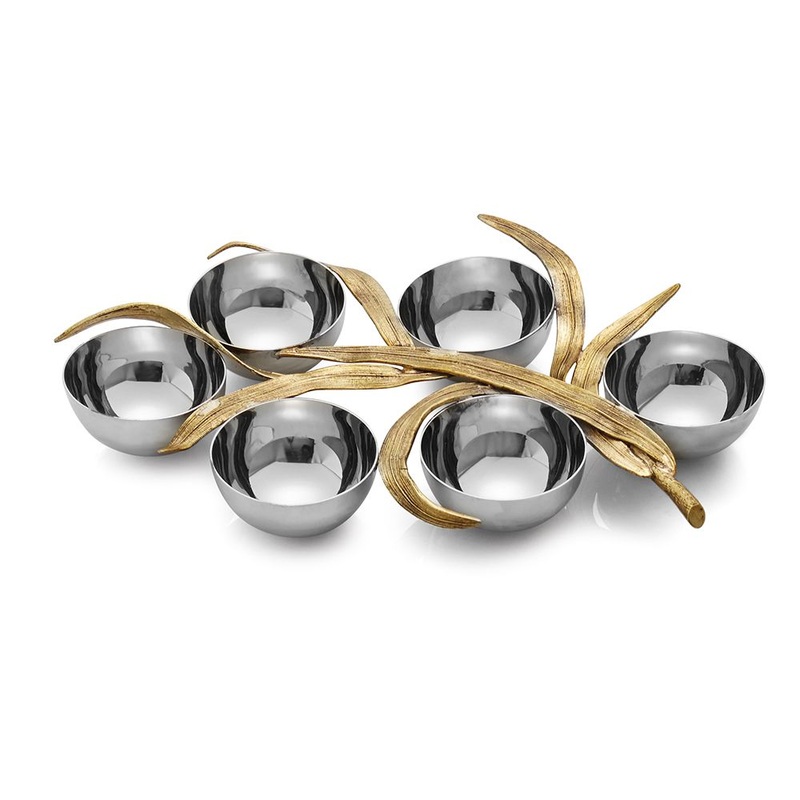 Michael Aram Palm 6 Compartment Plate