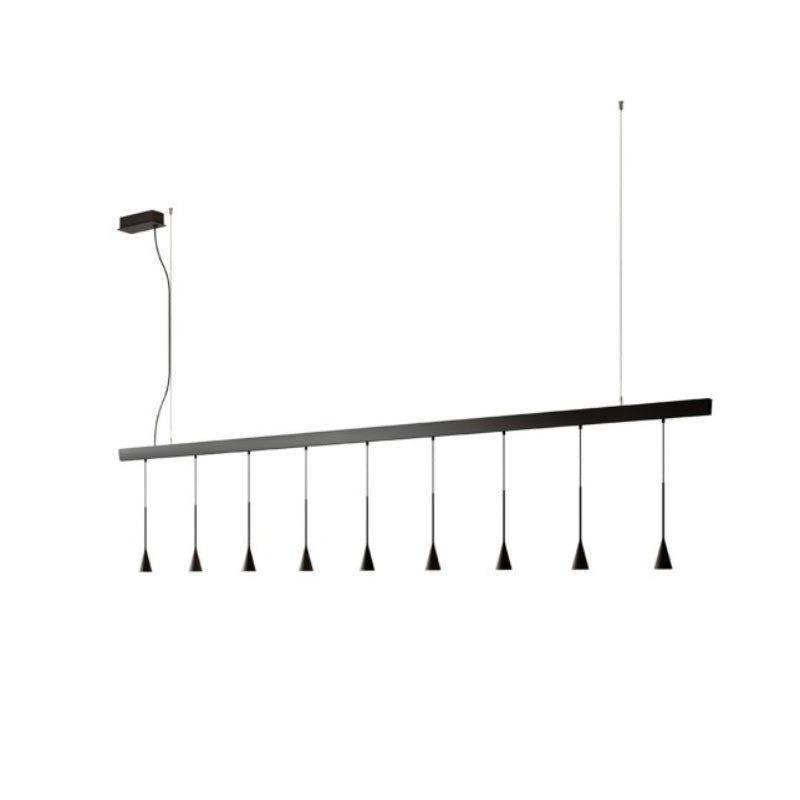 Bover Skybell Linear S/9L/21 9-lt 92″ LED Pendant, Down Light