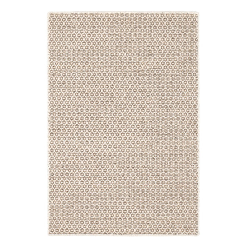 Honeycomb Handwoven Wool Rug | Natural