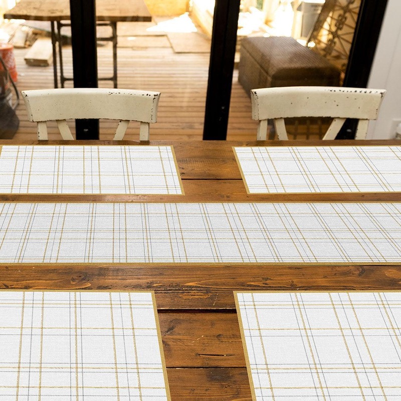 Joy Table Runner | Cream – Premium Vinyl Mat