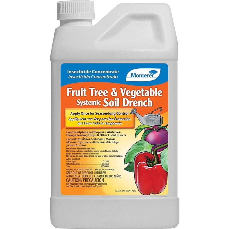 Monterey Fruit Tree & Vegetable Systemic Soil Drench Insecticide Concentrate