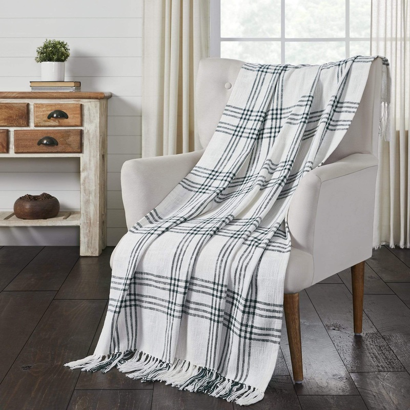 Pine Grove Plaid Woven Throw 60×50
