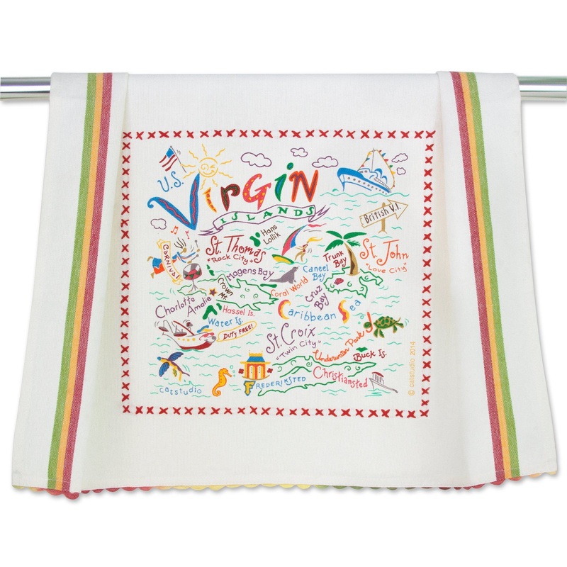 Virgin Islands Dish Towel