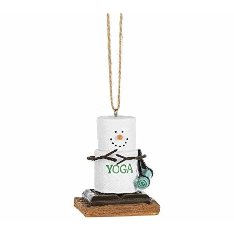 Ganz Resin S’mores Yoga Hanging Christmas Tree Ornament