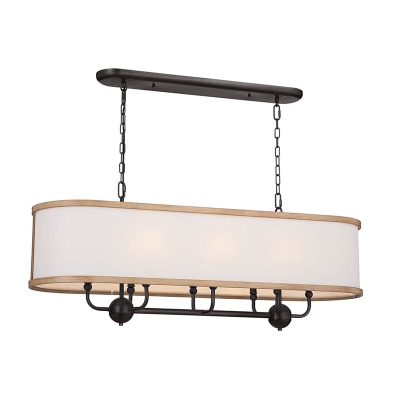 Kichler 52467 Heddle 8-lt 43″ Linear Chandelier