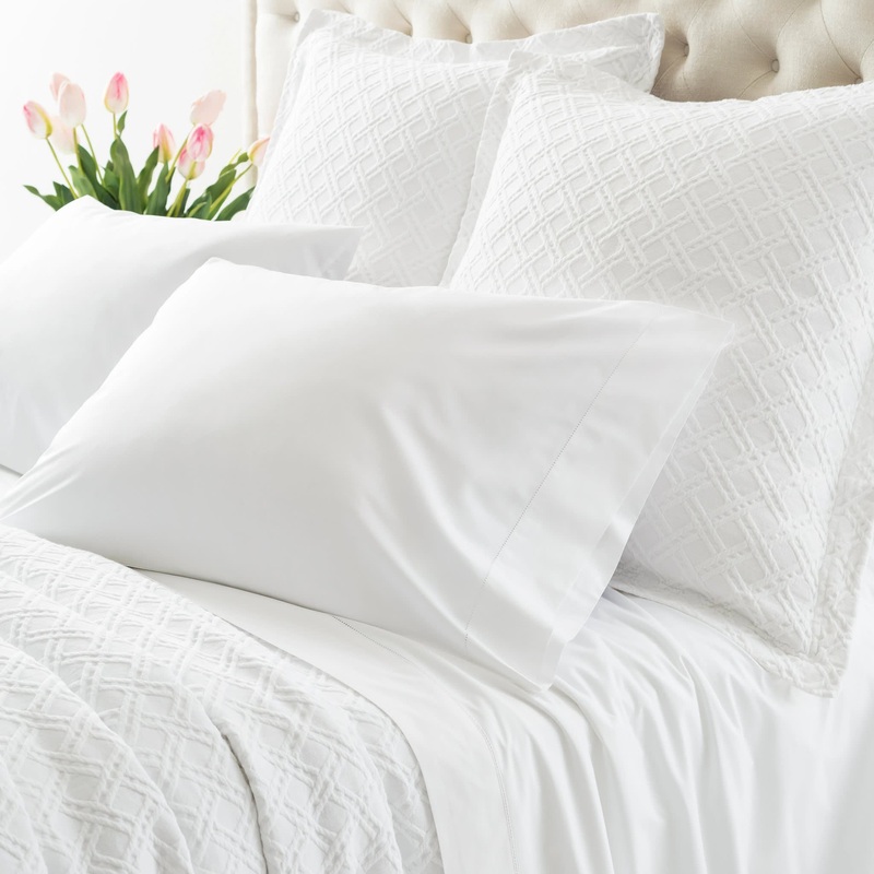 Lia Pillowcases | White