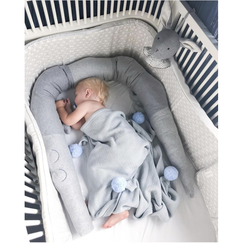 Cute Long Plush Baby Bumper