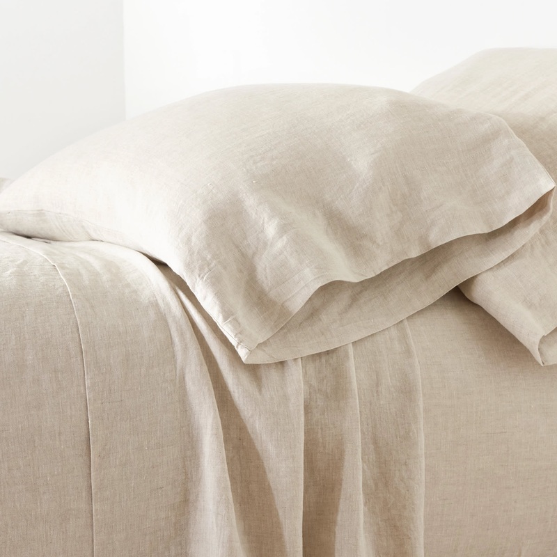 Lush Linen Pillowcases | Natural
