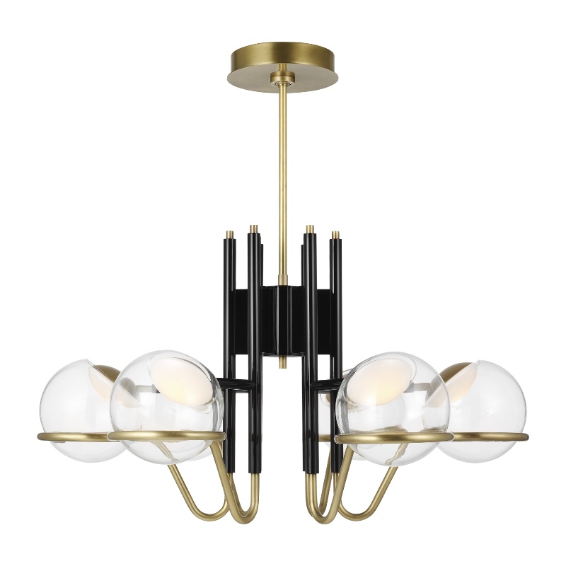 Visual Comfort 700CRBY6 Crosby 6-lt 30″ LED Chandelier
