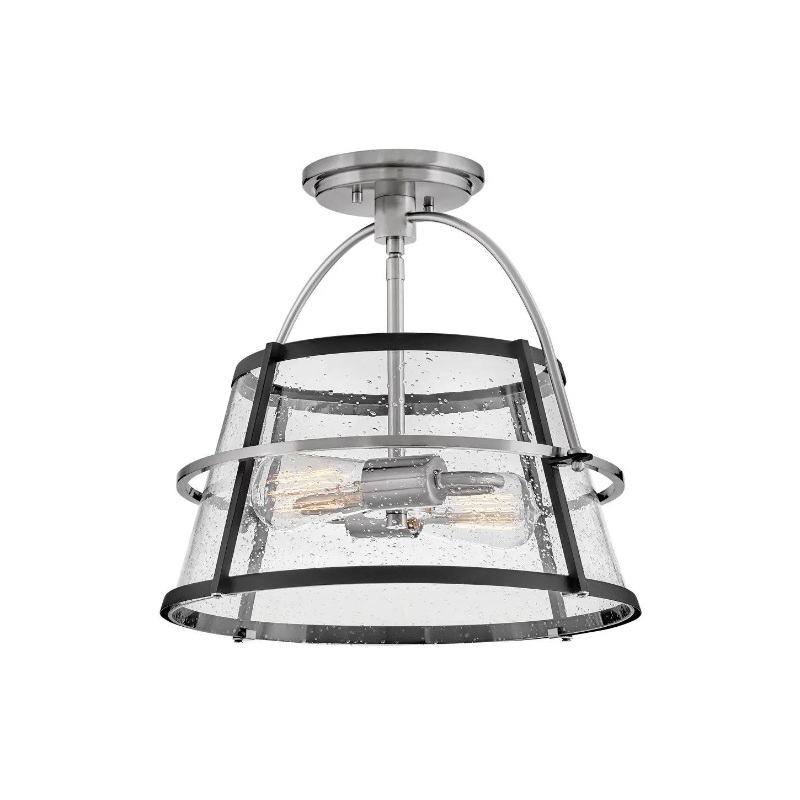 Hinkley 38111 Tournon 2-lt 15″ LED Semi-Flush Mount