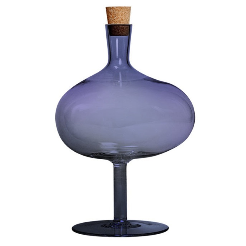 Kosta Boda Bod Bottle Blue Large