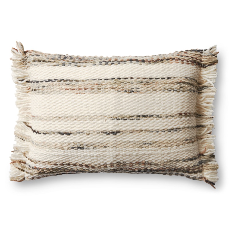 Magnolia Home by Joanna Gaines x Loloi Pillow | PMH0006 Natural / Multi