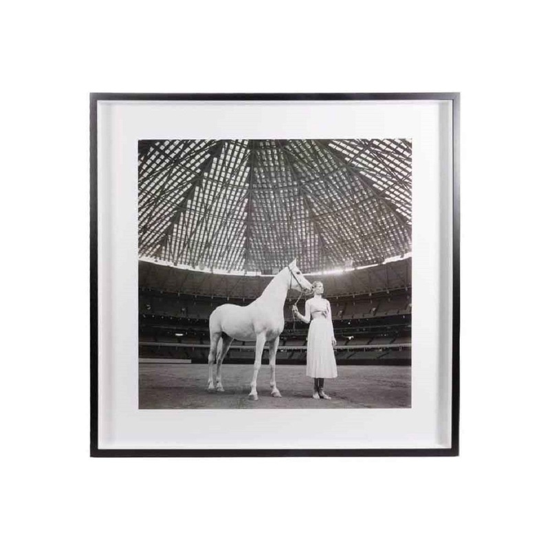 MODEL WITH HORSE