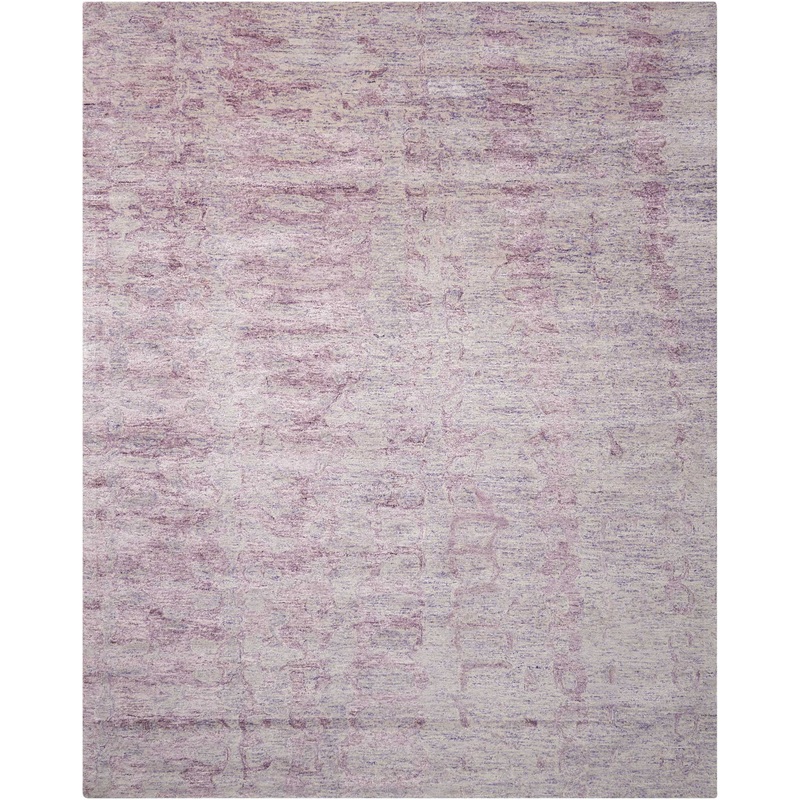 Nourison Gemstone 7’9″ x 9’9″ Amethyst Modern Indoor Rug