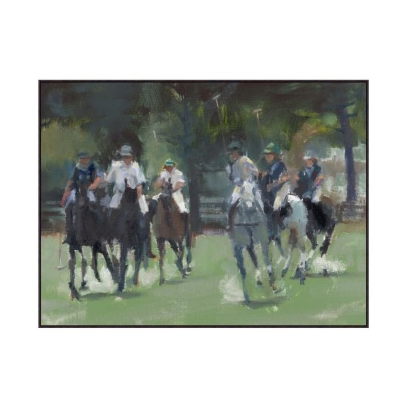 Polo on the Green – 64″w x 48″h