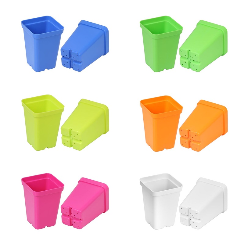 SUNPACK Color Square Injection Molded Pot 2.5″