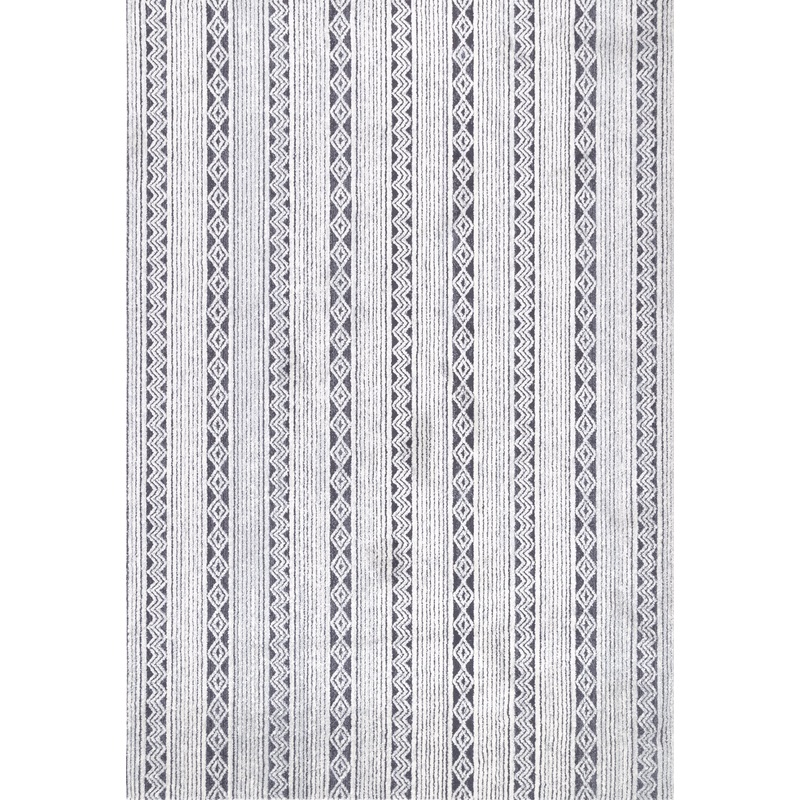 Tribal Pinstripes Rug | Beige