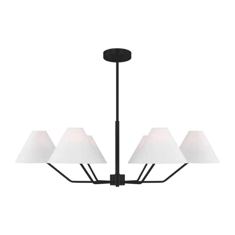 Visual Comfort DJC1016 Burke 6-lt 38″ Chandelier