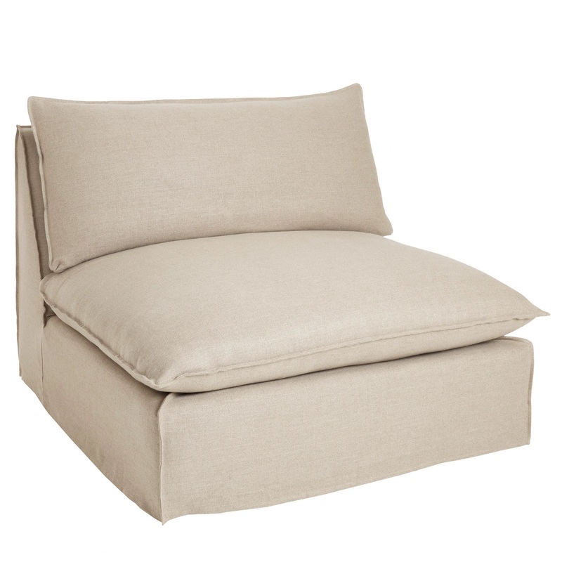 Hollingsworth Slipcovered Chair | Estate Linen Natural