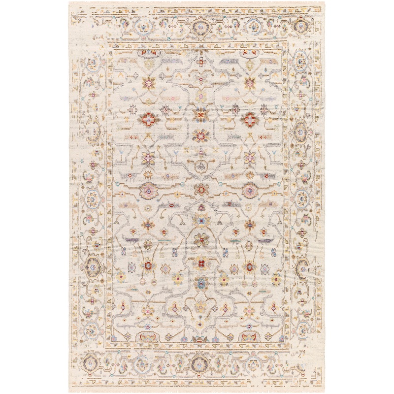Kushal 30132 Hand Knotted Synthetic Blend Indoor Area Rug by Surya Rugs