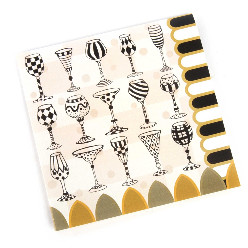 Golden Hour Paper Napkin – Cocktail