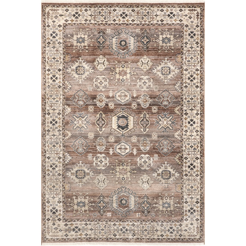 Kaylin Distressed Medallion Rug | Rust
