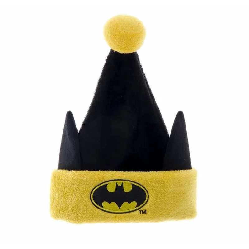 Kurt Adler Officially Licensed DC Comics Batman Santa Hat with Bat Ears