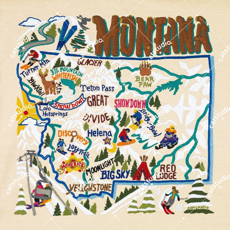 Ski Montana Fine Art Print