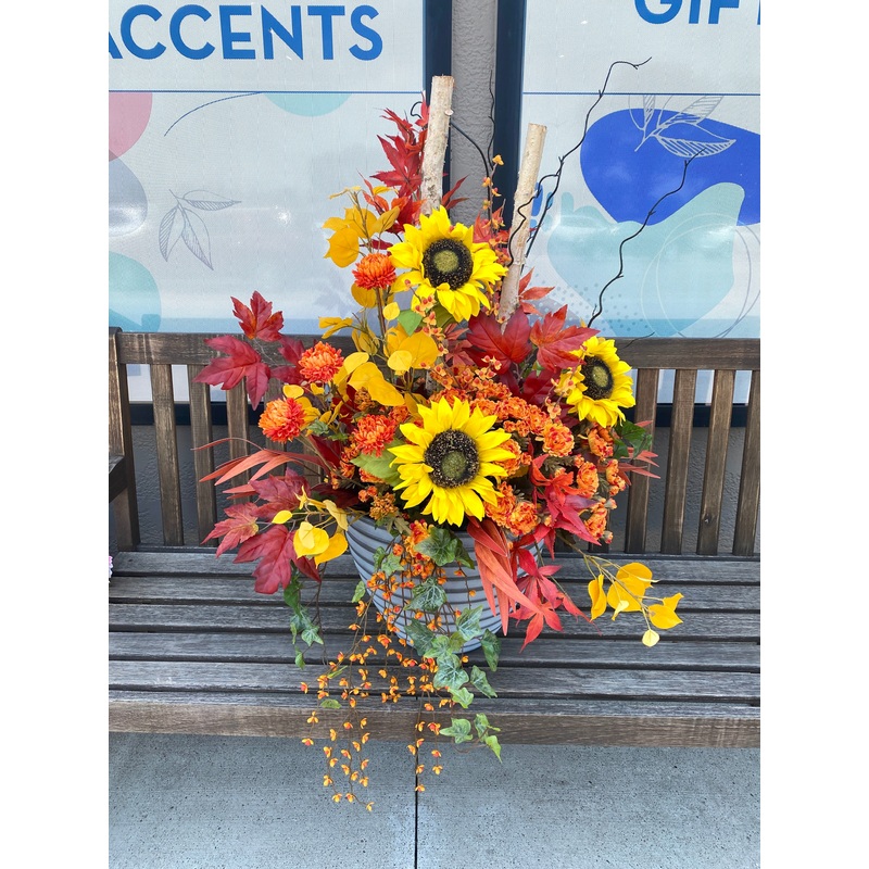 41″ Autumn In Nebraska Porch Pot