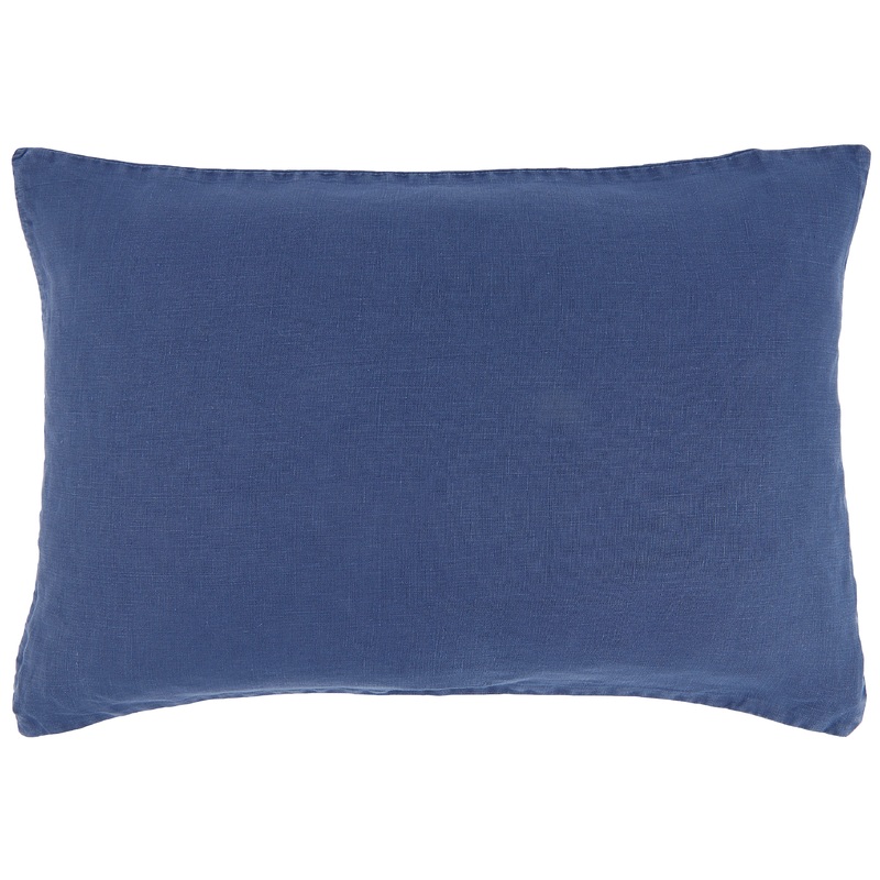 Cushion Indigo Linen 60 x 40 cm