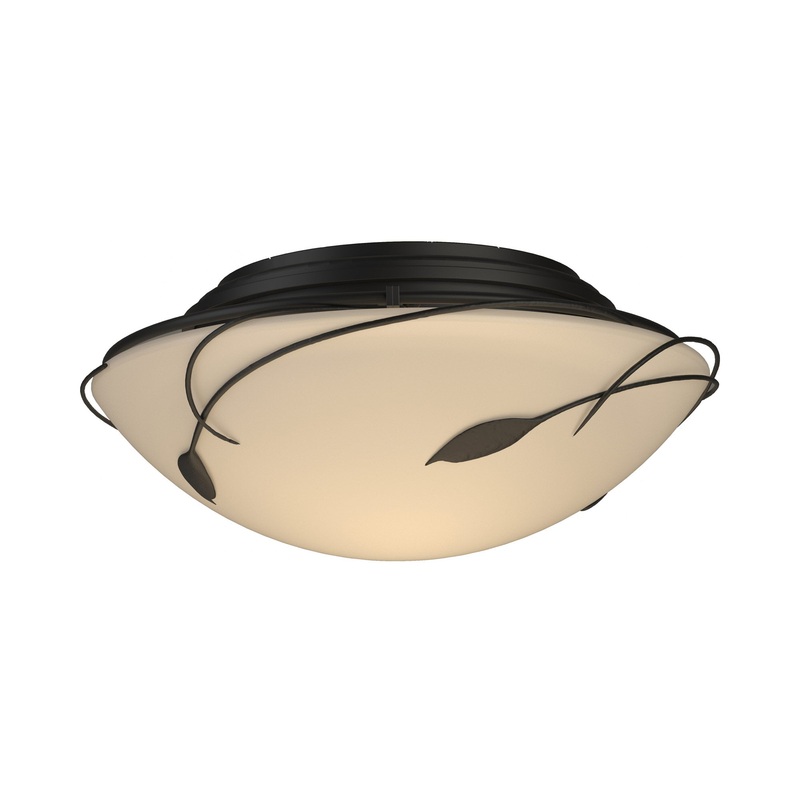 Forged Leaves Flush Mount Ceiling Light
