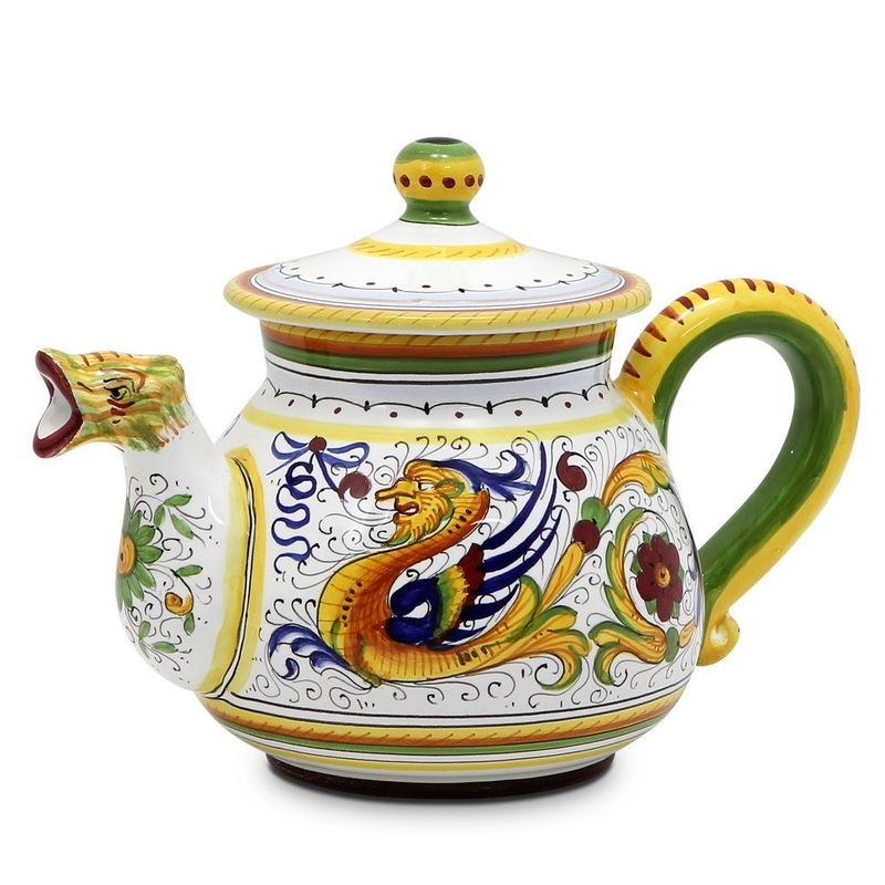 RAFFAELLESCO DELUXE: Teapot (5 Cups – 40 Fl Oz – 1.15 Liter)