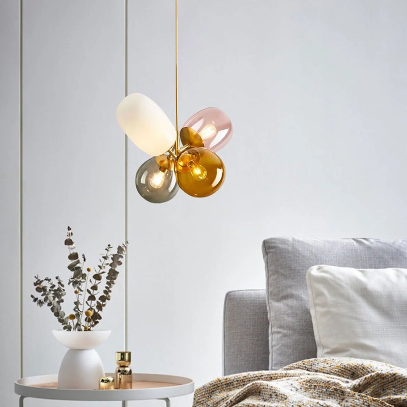 4 Colorful LED Balloon Chandelier